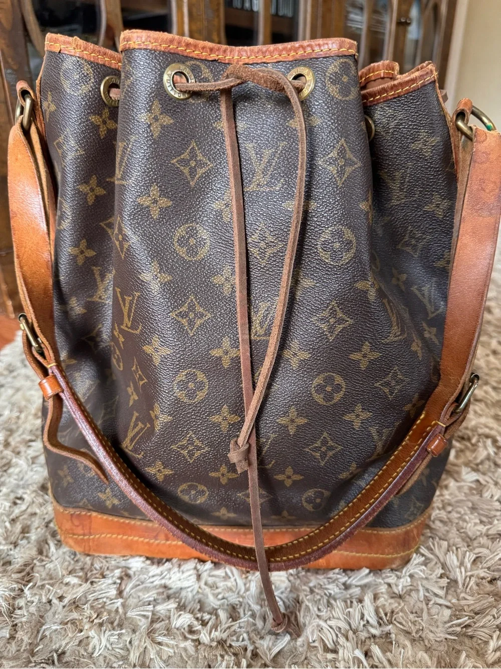 Louis Vuitton Brown Monogram Canvas Bucket Bag